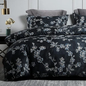 Ägyptische Baumwolle Bettbezug Set King Size, Paisley Vintage Blumendruck, Struktur - Bild 1 von 7