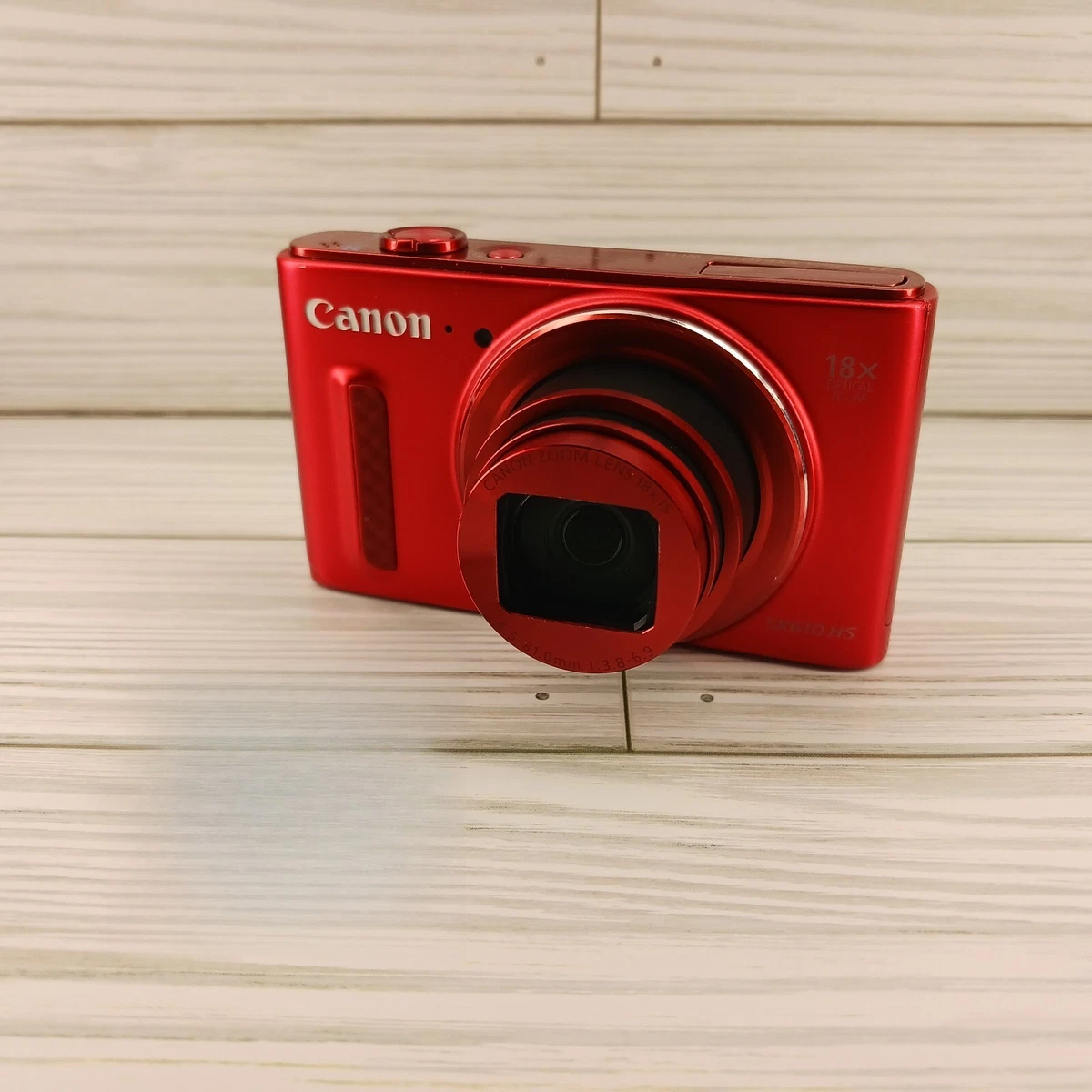 Canon PowerShot SX610 HS デジカメ ジャンク品 Canon PowerShot SX610 HS SX610HS W. 18x Zoom Lens Wine Red Made In