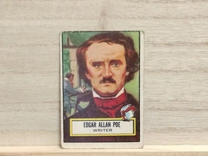 Tarjeta Topps Look n See 1952 # 79 Edgar Allan Poe (escritor) - Imagen 1 de 9