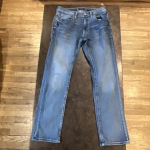 Buckle BKE Jeans Herren 31x30 blau Denim Jake Straight Medium Wash Western getragen - Bild 1 von 14