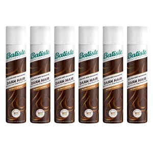 Batiste Colour Dry Shampoo For Dark Hair No White Residue 200ml - Pack of 6 - Picture 1 of 7