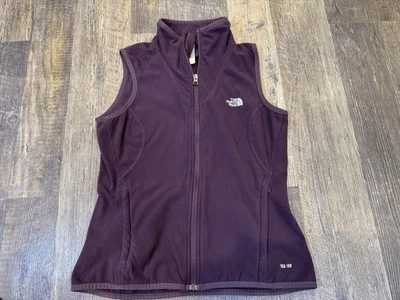 Mujer North Face Morado TKA 100 Chaleco Polar Claro Talla Mediana Foto 1 de 4