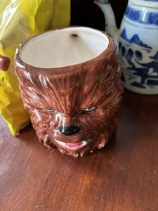 Vintage 1983 Star Wars Chewy Chewbacca Ceramic Coffee Mug Sigma Return Jedi - Picture 1 of 14