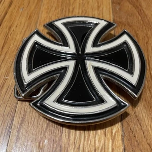 Fibbia per cintura da skate Independent Truck Company metallo ferro cross skateboard - Foto 1 di 5