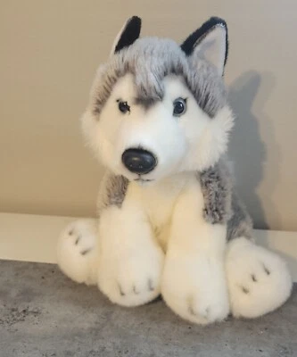 Vintage Ganz Heritage Collection 12" Husky Dog Plush Extremely Rare H14906 - Image 1 of 4