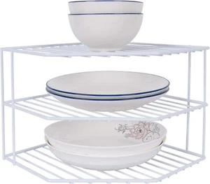 3tier Corner Shelf Counter And Cabinet Organizer countertop Organizer Cabinet Co - Picture 1 of 4