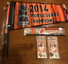 San Francisco Giants Collection! 2010 2014 World Series Collectors Items! Signs!