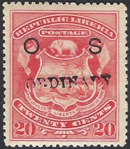 Liberia # 74 MINT 1901-02 ORDINARY Overprint Waterlow Ex Cockrill - Picture 1 of 1