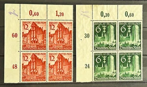 German 2 stamps blocks 1939 full set Danzig ist Deutsch Mi:714-715 MNG /2345 - Picture 1 of 1