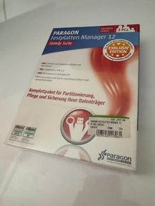 Paragon Festplatten Manager 12 Family Suite – OVP, neu & originalverpackt - Bild 1 von 2