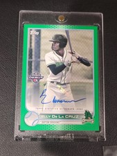 2022 Topps Pro Debut Autographs Green /99 Elly De La Cruz #PD-189 Auto Rookie