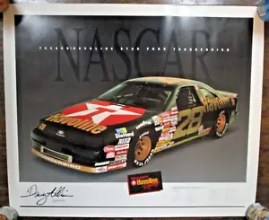 POSTER DAVEY ALLISON 28 TEXACO HAVOLINE 1989 FORD THUNDERBIRD SPECS 25X30 NASCAR - Foto 1 di 1