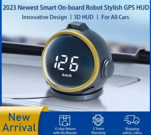Newest Smart GPS HUD Future-oriented Robot Design Digital Speedometer Gesture - Picture 1 of 6