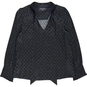 Wyse Black Floral Blouse 1 - Picture 1 of 3