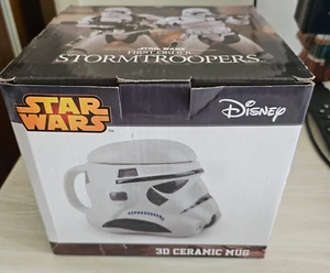 Taza de té de café 3D Star Wars Disney StormTrooper con tapa nueva en caja - Imagen 1 de 4