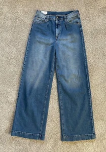 Gap:  High Rise Pleated Wide-Leg Trouser Women's  Size 10/30 Long Med Vintage - Picture 1 of 8