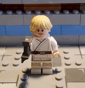 LEGO Star Wars Luke Skywalker Minifigure Tatooine White Legs sw0778 - Picture 1 of 3