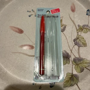 Vintage Maybelline Dark Brown Brow & Liner Pencil New  - Picture 1 of 8