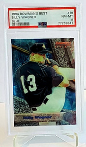 Billy Wagner Rookie 1994 Bowmans Bowman's Best BLUE SP #19 Astros PSA 8 HOF RC