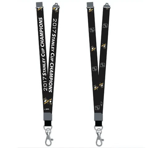 Pittsburgh Penguins 2017 Stanley Cup Champions NHL Hockey Keychain Lanyard Chain Cover