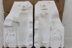 Ceramic Slip Mold 2 Piece Indian Native American Feather Letter DR-12 Casting - Picture 1 of 13