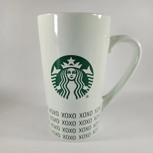 Starbucks XOXO Green Siren Mermaid Logo 16 Oz Keramik Travel Mug Valentinstag Geschenk - Bild 1 von 6