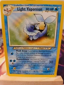 Helles Aquana Light Vaporeon 52/105 Neo Destiny EN NM Pokemon - Bild 1 von 1