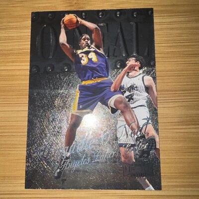 1998-99 Metal Universe 25 Shaquille O'Neal Los Angeles Lakers Basketball Card - Image 1 of 2