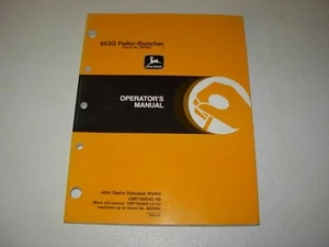 John Deere 653G Feller Buncher Operator's Manual , s/n 880060 - up  - Picture 1 of 5