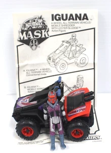 Kenner M.A.S.K. Iguana completa con instrucciones y lodo Lester - Imagen 1 de 3