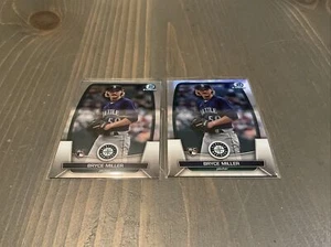 Bryce Miller 2023 Bowman Chrome Rookie Base Lot 2x - Picture 1 of 2