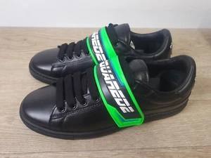 DSquared2 Vitello Low Top Lace-Up Sport Tennis Sneakers Trainers EU41 UK7 Black - Picture 1 of 15