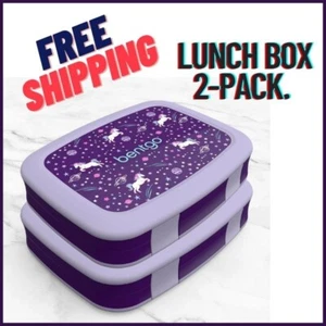 Bentgo Kids Bento, Unicornio, Fiambrera a Prueba de Caídas Paquete de 2 Envío Gratis - Imagen 1 de 7