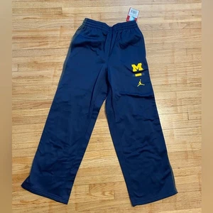 NWT Jordan Michigan sweatpants Boy L Therma Color Block Pant Style B79570 DriFit - Picture 1 of 10