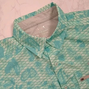 Silver Bait Herren Angelhemd Kurzarm Button Down türkis blau Größe XL - Bild 1 von 10
