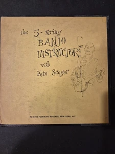 Pete Seeger, "The 5-String Banjo Instructor"; LP, 1954 - Picture 1 of 1