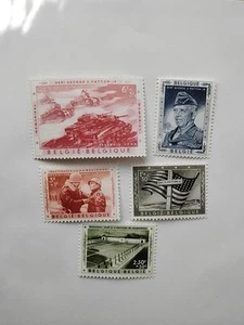 BELGIUM 1957 Patton set MNH - Picture 1 of 2