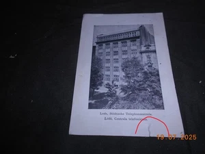 Lodz Posen Feldpost 1939 Städtische Telefonzentrale - Picture 1 of 2