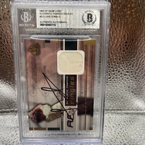 2003 SP Game Used Golf Luke Donald Authentic Fabrics Singles Authentic Autograph - Picture 1 of 2