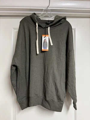 Sudadera con capucha para mujer Buffalo David Bitton verde XXL nueva con etiquetas Foto 1 de 2