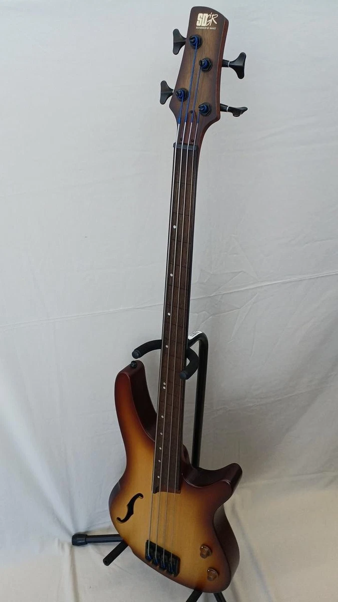 【used】Ibanez / SRH500F NNF Ibanez SRH500F Fretless Bass Guitar - Natural Browned Burst Flat
