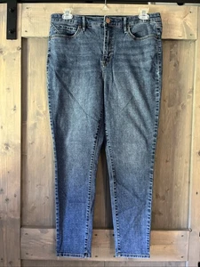 Seven7 Skinny Jeans Women's Size 16 Soft Stretch High Rise 5 Pockets Blue - Picture 1 of 9