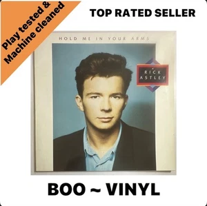 RICK ASTLEY - Hold Me In Your Arms - 1988 Record Vinyl Album LP EX / EX - Picture 1 of 8