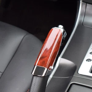 Cubierta protectora de freno de mano para manija de vehículo de fibra de carbono roja accesorios para automóvil - Imagen 1 de 18