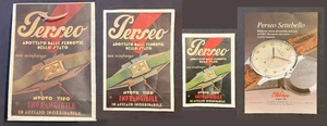 Catalogo depliant orologi PERSEO Ferrovie dello Stato + locandina flano e busta - Picture 1 of 10