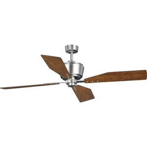 Progress Lighting Chapin 56 Chapin 56" 4 Blade Indoor Ceiling Fan - Nickel - Picture 1 of 12