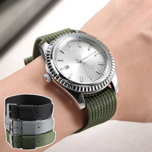 Cinturino orologio ricambio cinturino nylon nuovo militare 22mm 20mm 18mm - Foto 1 di 20