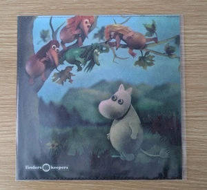 THE MOOMINS WOODLAND PARADE 7" Vinyl Ltd STITCHED FUZZY FELT COVER, NEW* - Picture 1 of 4