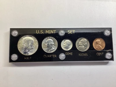 1964-(P Only) Uncirculated Silver US Mint Set In Capital Holder 111325 71aa - Image 1 of 4