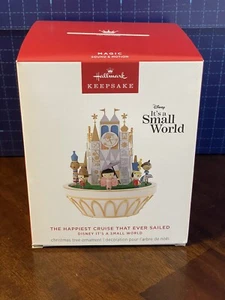 2024 Hallmark Disney It's a Small World Happiest Cruise Ever Seailed Ornament NEU - Bild 1 von 4